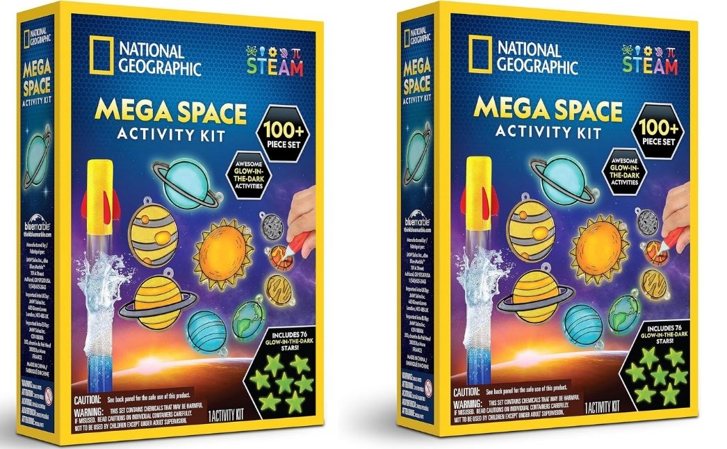 national geographic mega space activity kit
