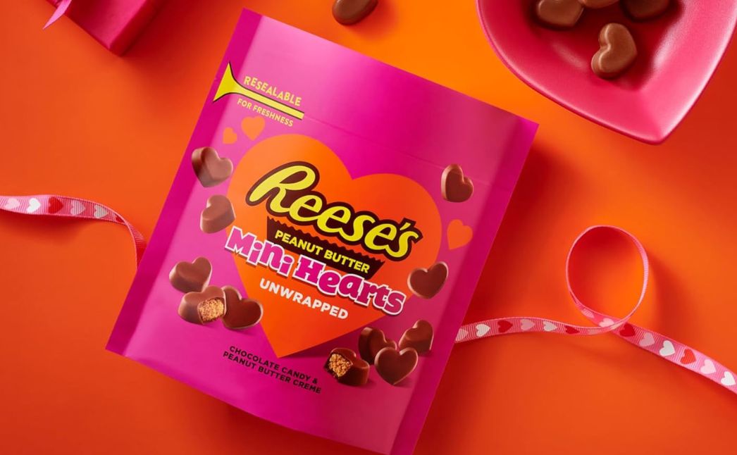 reeses mini hearts