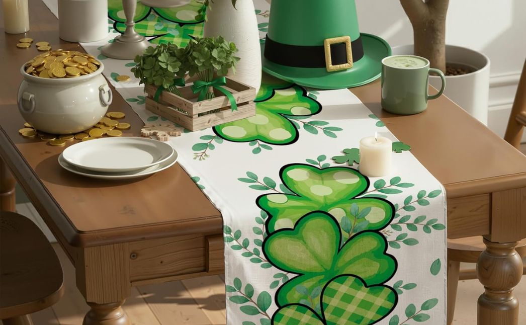 st patricks table runner