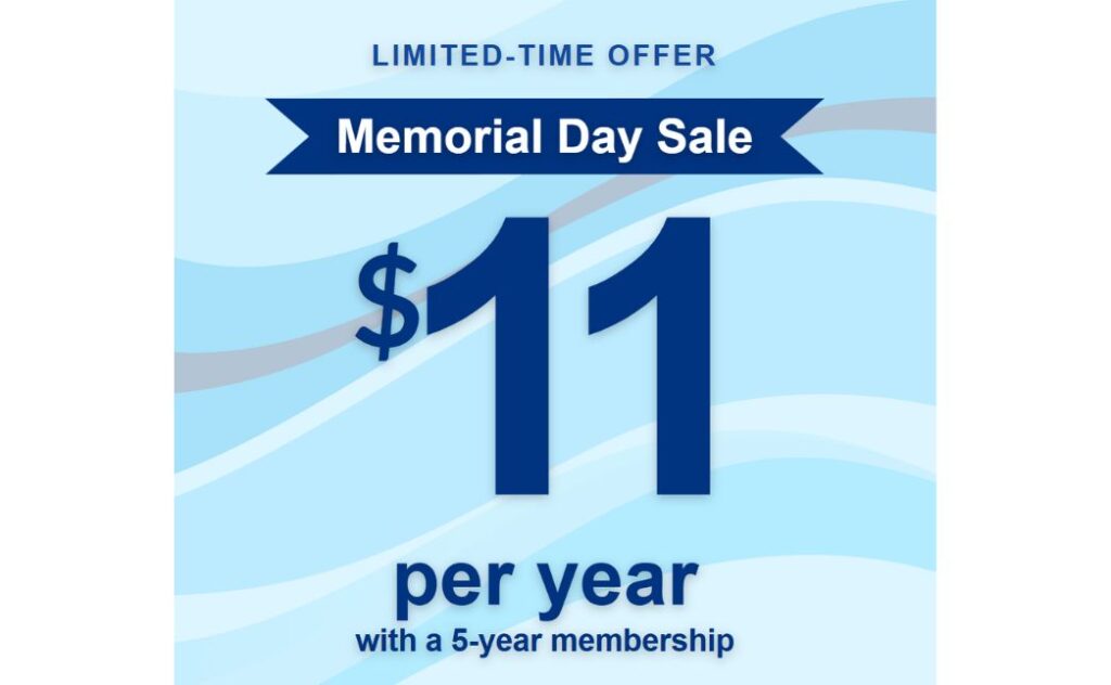 aarp memorial day sale