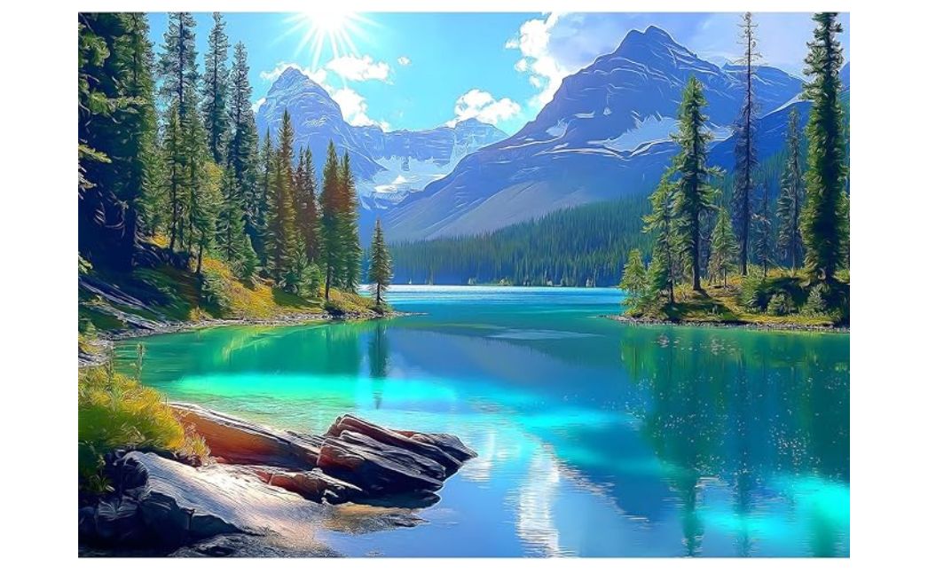 blue lake puzzle