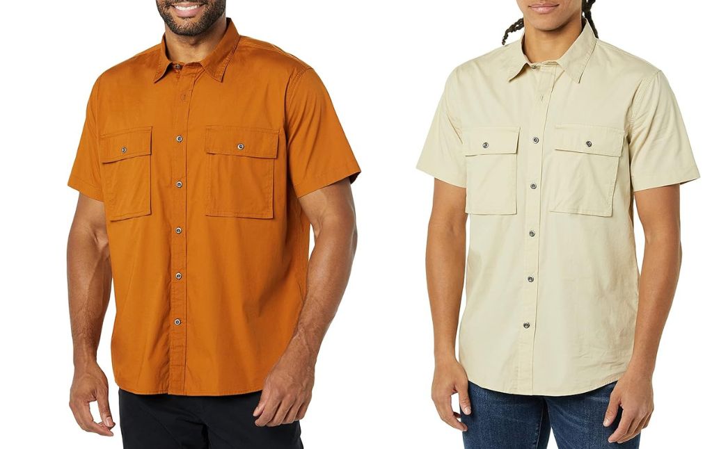 amazon essentials short sleeve shirt