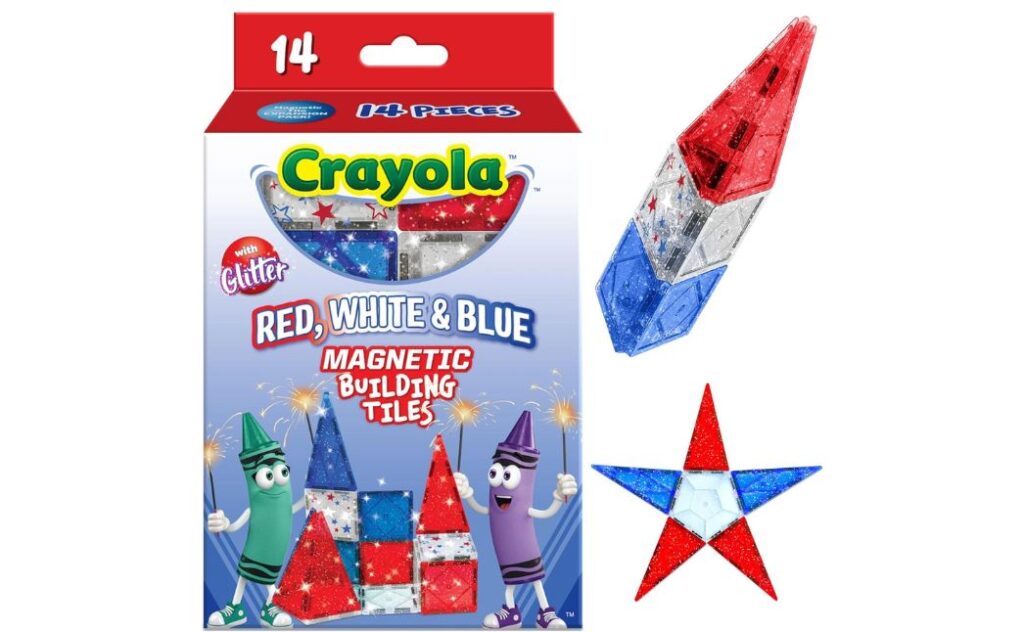 crayola magnetic building tiles
