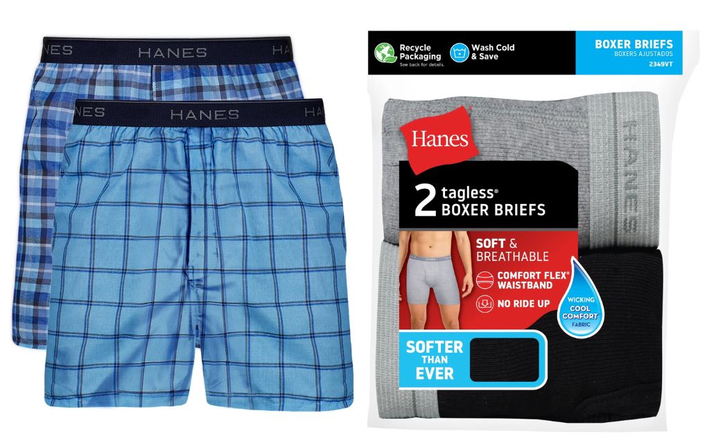 hanes boxers