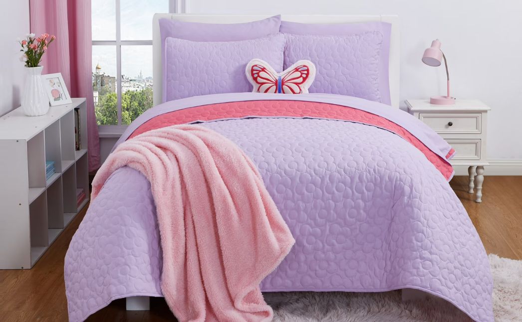 purple comforter set