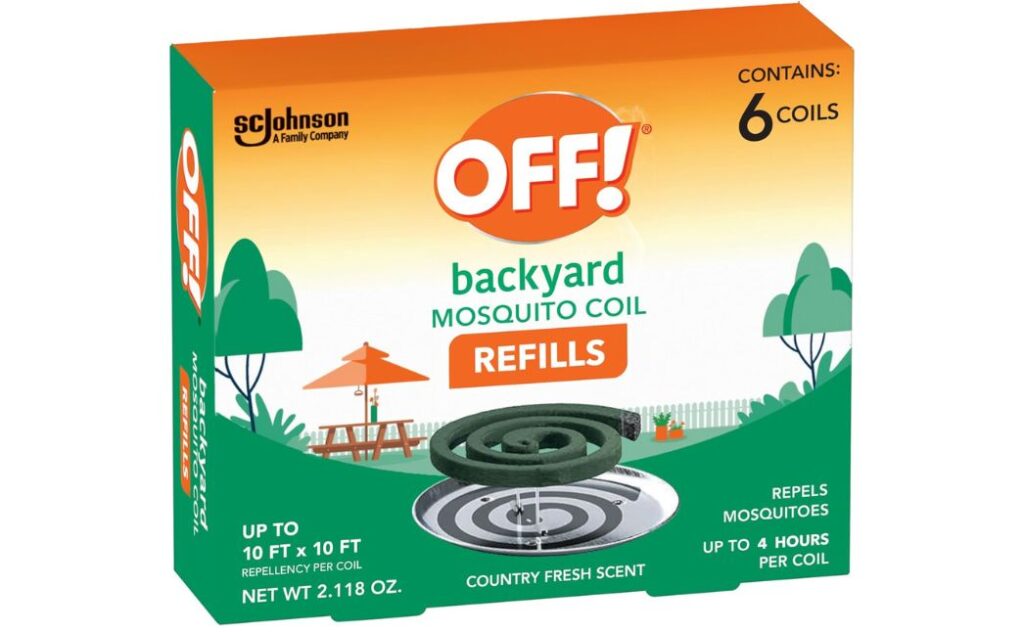 off backyard mosquito coils