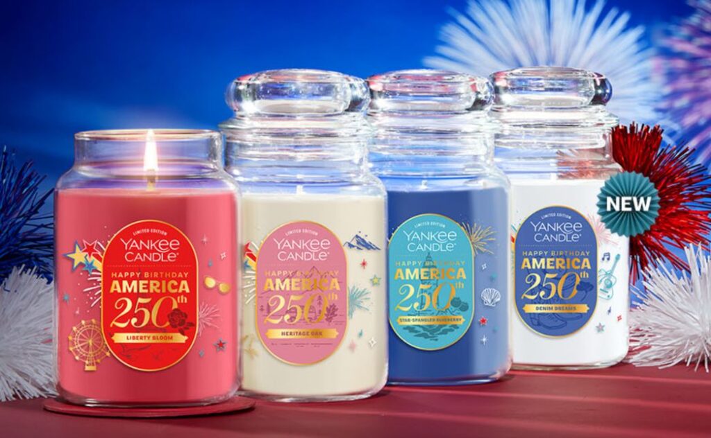 yankee candle America 250 candles