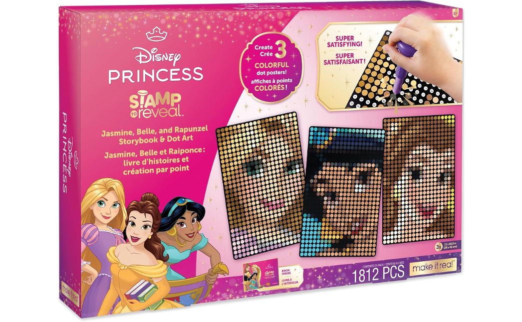 disney princess stamp to reveal kit