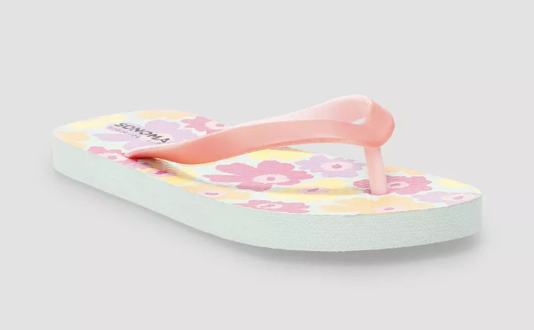 girls flip flops