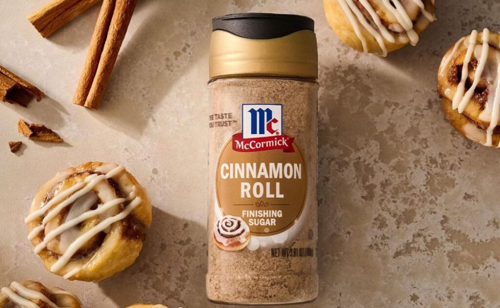 mccormick finishing sugar cinnamon roll