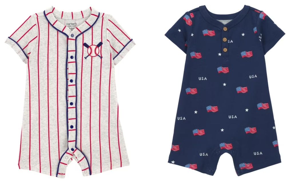 patriotic rompers