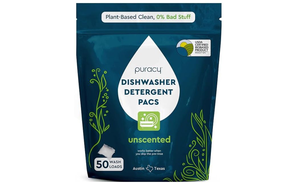puracy dishwasher detergent pacs