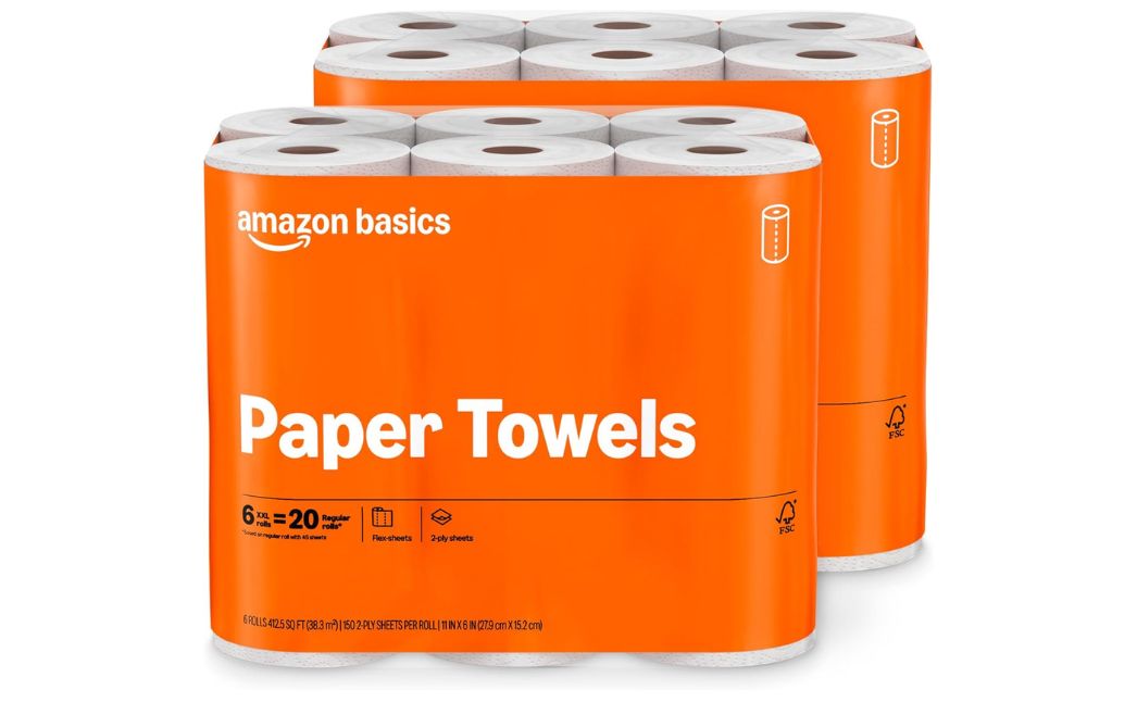amazon basics paper towels