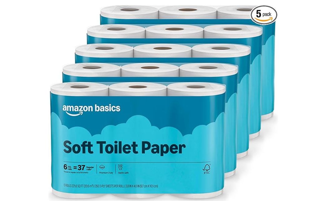 amazon basics toilet paper