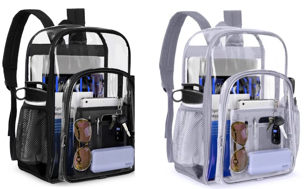 clear backpack