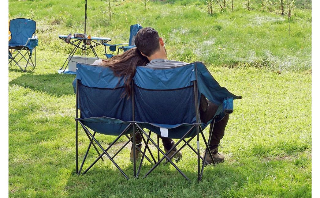 double camp chair