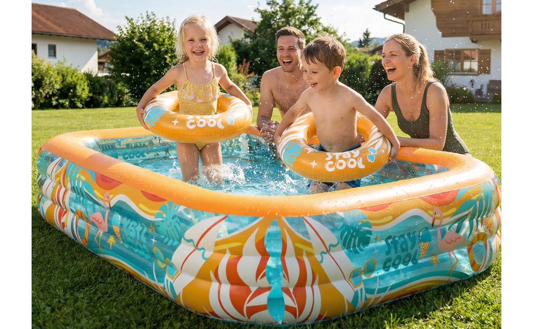 family inflatable pool