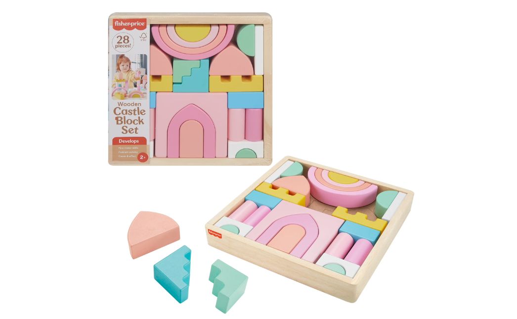 fisher price castle block set