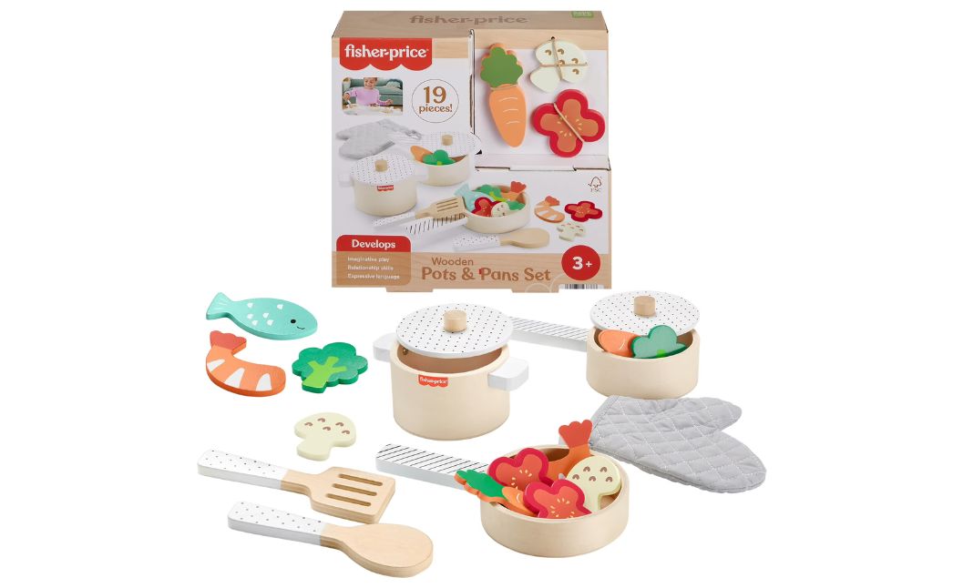 fisher price pots pans set