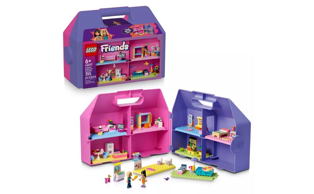 lego friends suitcase dollhouse