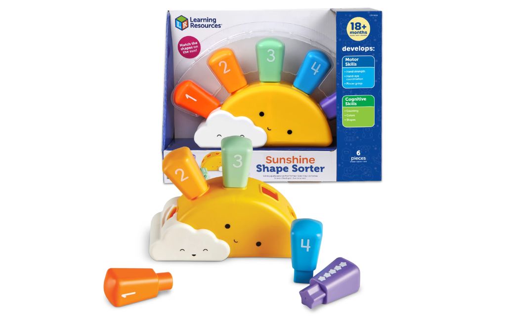 learning resources sunshine shape sorter
