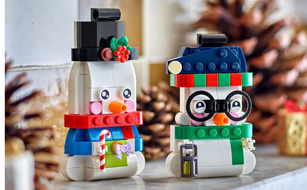 lego snowman ornament