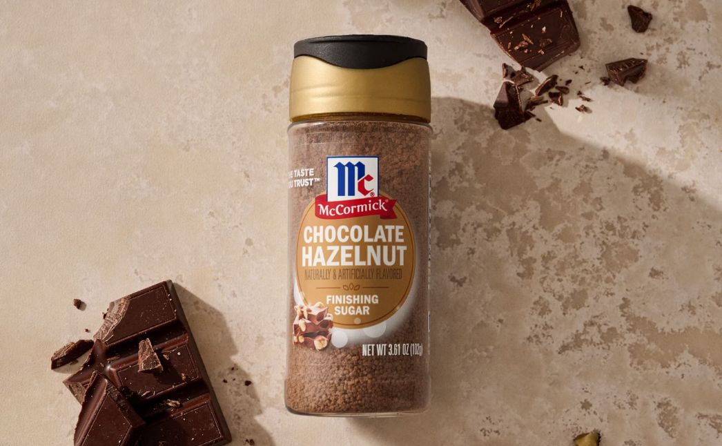 mccormick finishing sugar chocolate hazelnut