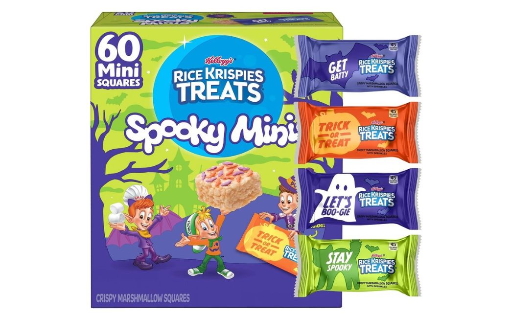 rice krispies treats spooky minis
