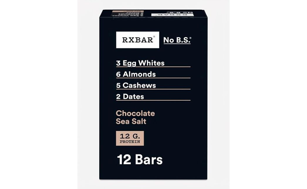 rxbar chocolate sea salt bars