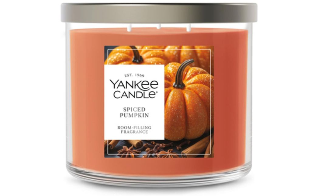 yankee candle spiced pumpkin