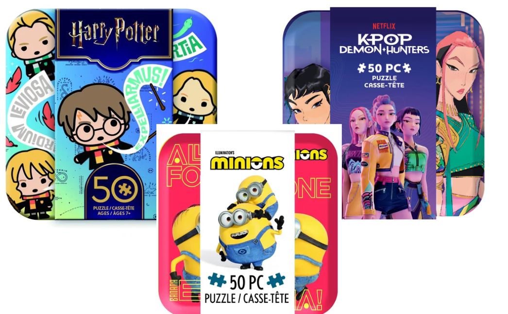 50 piece puzzle tin