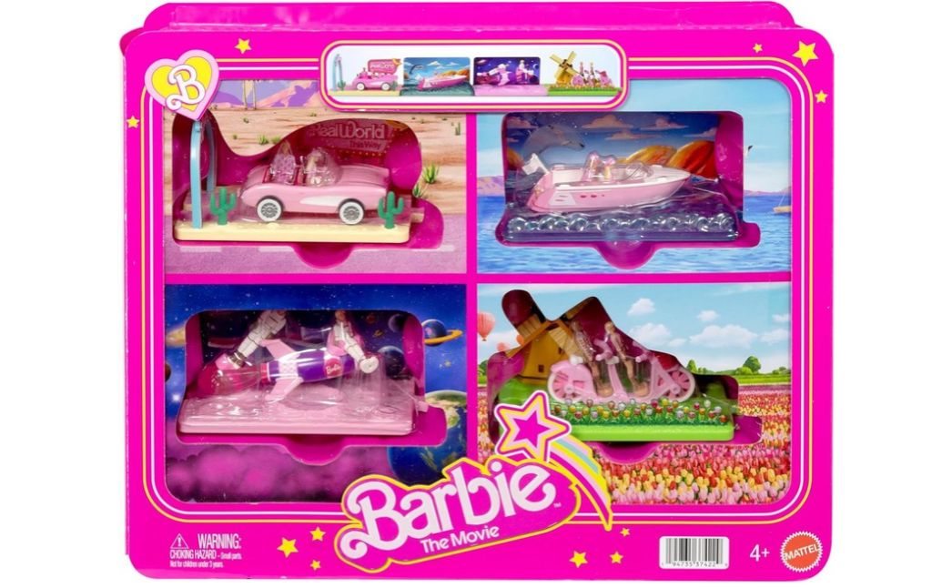 barbie the movie set