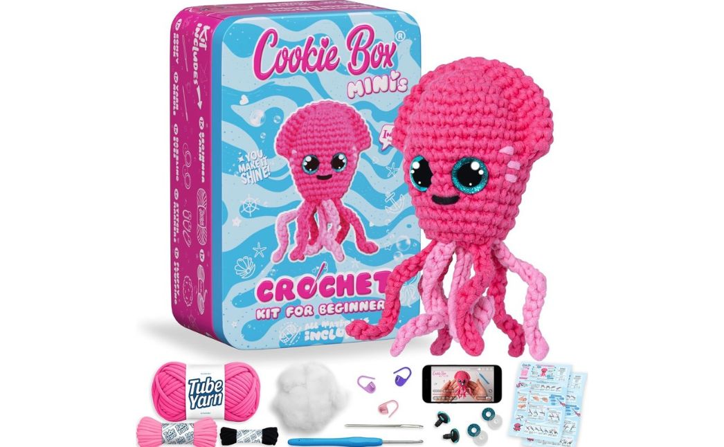 cookie box crochet kit