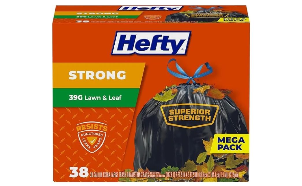hefty lawn leaf bags