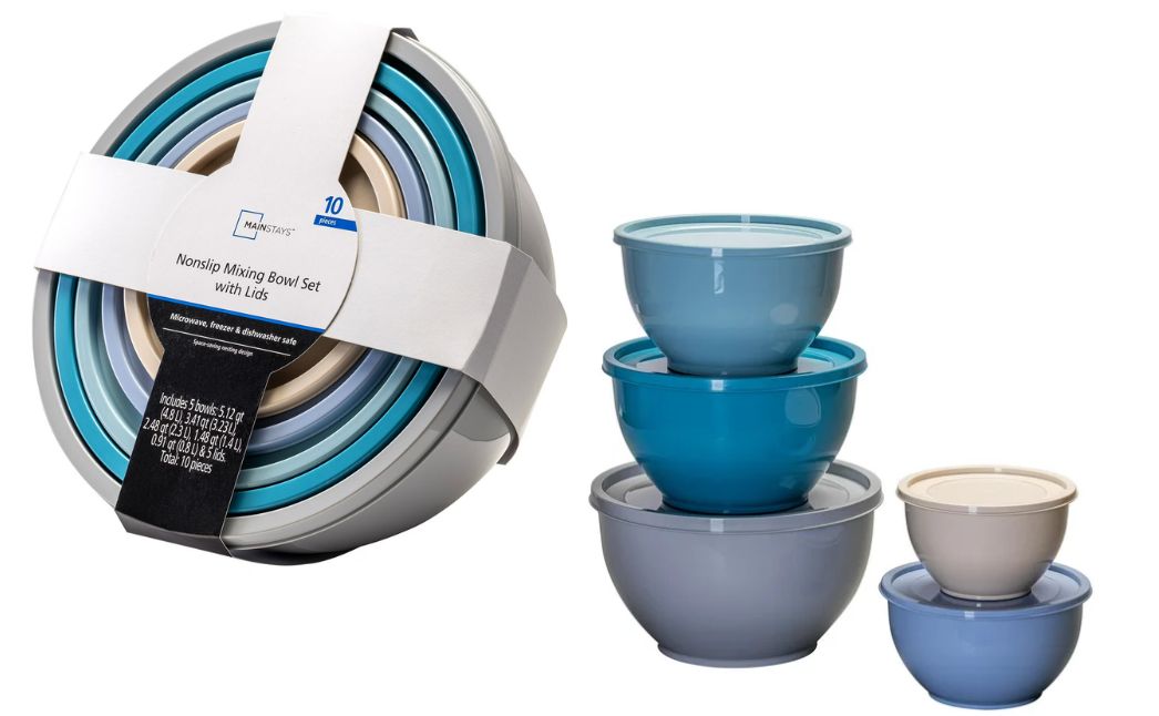 mainstays bowl set