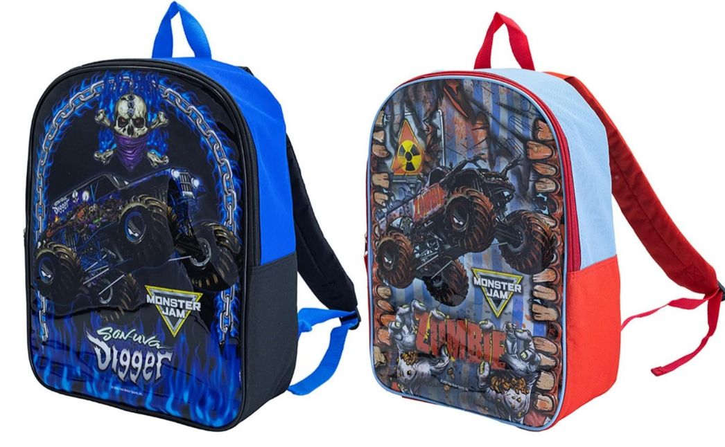 monster jam backpacks